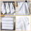 Bath Towel White Cotton 3 Pcs 6