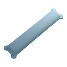 Reposamuñecas ergonómico antideslizante de silicona para teclado (1 pieza)
