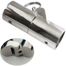 Raccord pivotant pliable pour rambarde de bateau 1 pouce