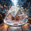 Βάση για κέικ Gingerbread House – Χριστουγεννιάτικη διακόσμηση 3 επιπέδων 4