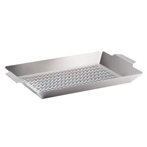 Outdoor roasting grill pan large