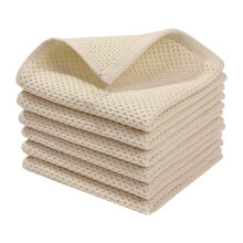 100% Cotton Weave Kitchen Dish Cloths Ultra Cotton Waffle Weave Kitchen Dish Cloths, Ultra Soft Absorbent Quick Drying Dish Towels