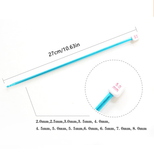 Σετ μεταλλικών βελονιών 27cm – 11 μεγέθη (2mm έως 8mm) 2
