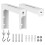 Projector Screen Wall Mounted Projector Screen Stand Projector Screen Mount L Brackets Adjustable 1