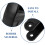 Universal Inline Skate Brake, Black Rubber, Easy Installation, 2Set 2
