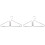 2-Pack Foldable Travel Hangers Lightweight Space-Saving 1