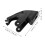 Universal Inline Skate Brake, Black Rubber, Easy Installation, 2Set 5
