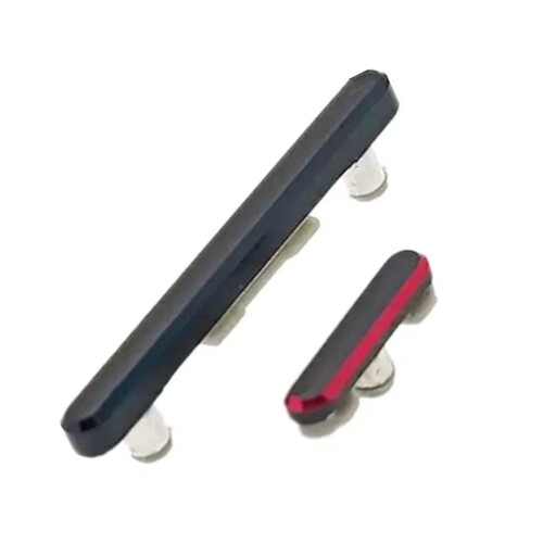 Ensemble de boutons latéraux métalliques pour smartphone – Marche/Arrêt et Volume