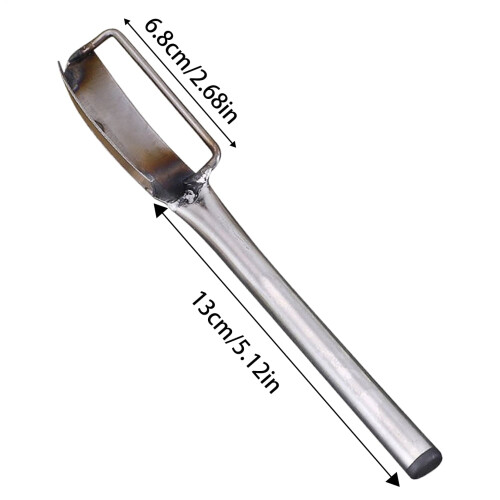 Stainless Steel Veggie Peeler with Non-Slip Handle 1