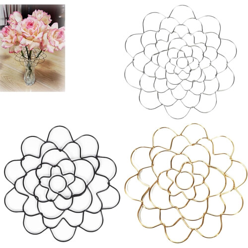Blomsterarrangemangsrutnätset 4,5 cm i rostfritt stål