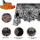 Halloween decoratieset: haardkleed, tafelkleed, 5