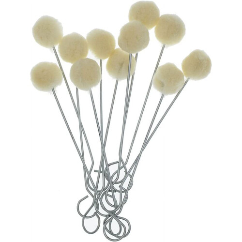 Wollpinsel mit Metallgriff – 100er-Packung 2