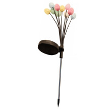 Solar LED Easter Egg Garden Lights with Stainless Steel