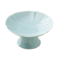 Desserttallerken med fot i keramikk 8,9 x 4,3 cm