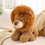 Leone di peluche realistico, morbido e imbottito, 1 pezzo 1
