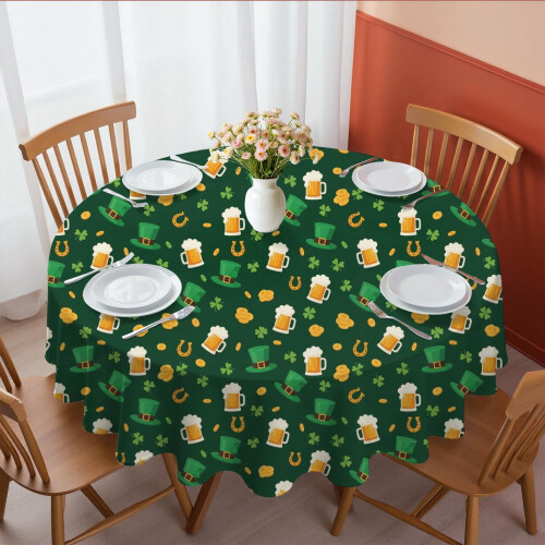 60 Inch Round Polyester Tablecloth