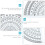 50Pcs Transparent Plastic Protractor 180 Degrees Measuring Tool for School Office Use 3