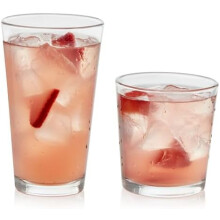 Flare Rocks Glazen Tumbler Set 16-delig Loodvrij