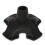 Rubber Cane Tip 3/4-inch Quad Self-Standing 1 Count 2