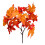 Flocked Maple Leaves with Pinecones & Berries – 12pc 1