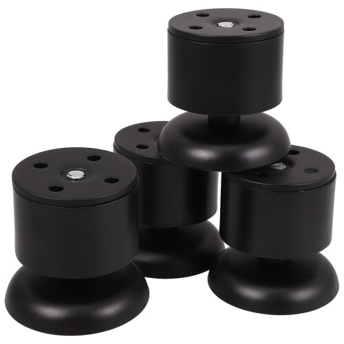 Stainless Steel Black Sofa Legs 4pcs