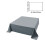 Soft Satin Bed Sheet 230 x 150 cm Polyester Single Piece 3