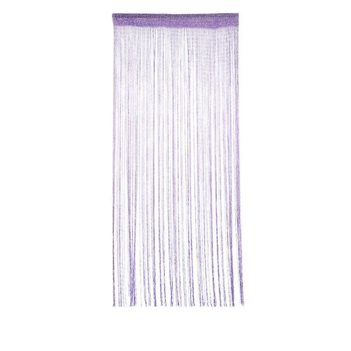Flat Silver Thread Beaded Curtain with Tassels 1 Pack 1