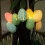 Solar LED Easter Egg Garden Lights with Stainless Steel 5
