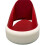 Santa Hat Soap Dispenser Holder , 3D Printed PLA, Red and White Christmas Bathroom Decor 2