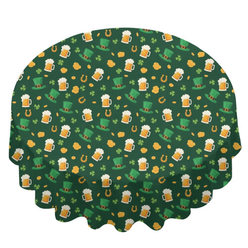 60 Inch Round Polyester Tablecloth 1