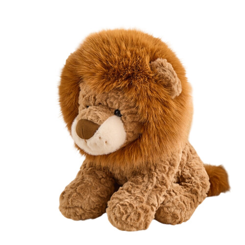 Leone di peluche realistico, morbido e imbottito, 1 pezzo 1