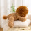 Leone di peluche realistico, morbido e imbottito, 1 pezzo 6