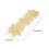 Gold PVC Floral Table Runner 35 x 12 in 3