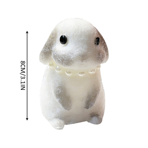 Poodle de Pelúcia Macio e Fofo Rosa e Branco - Presente Perfeito para Crianças e Amantes de Cães 2