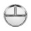 304 Stainless Steel Partitioned Dinner Plate 20 cm 5