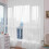 White Voile Sheer Curtains 200cm x 80cm, 2 Panels 4