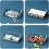 Transparente, stapelbare Aufbewahrungsboxen – 5,5 qt, 2er-Pack 5
