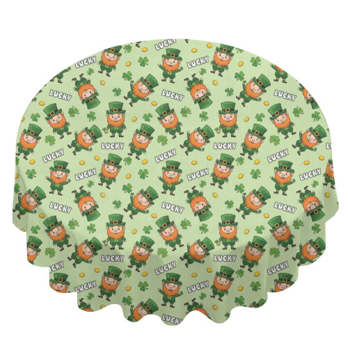 60 Inch Round Polyester Tablecloth 1