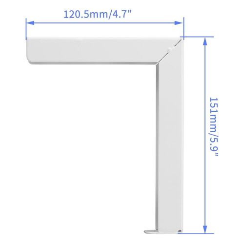 Projector Screen Wall Mounted Projector Screen Stand Projector Screen Mount L Brackets Adjustable 2
