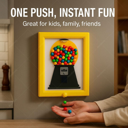 Candy Dispenser Picture Frame Wall-Mounted 1 Unit 1