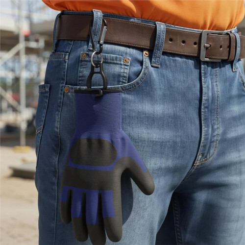 48 Pcs Glove Clips for Work Glove Holders, Work Safety Clip Glovee for Belt Loop Guard Worker Construction 2