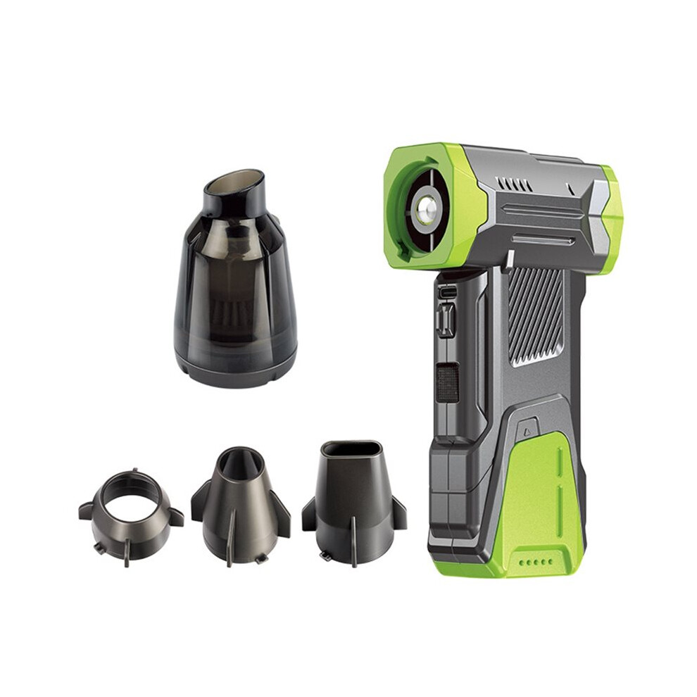 Turbo Jet Fan 130000Rpm Brushless 8000Mah Powerful Snow Blower High-Speed Dust Fan Handheld Turbo Jet Fan Green 6032992774175