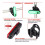 6 Pcs LED Boat Navigation Light Type-C Charging Sailing Signal Lamp 4 Mode Waterproof Safety Warning Light 5