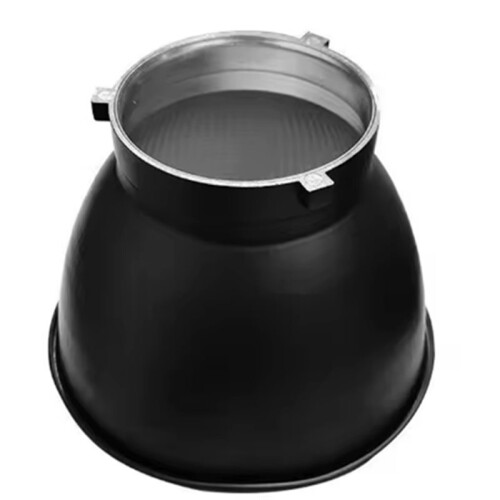 Fishscale Standard Hood Flash Mount 60-Degree Professional Reflector Diffuser Photography Metal Accessory 2