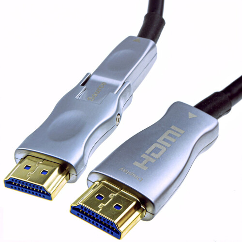 kenable Detachable Plug HDMI 2.0 Active Optical Cable AOC for Wall Installation 4K  40m