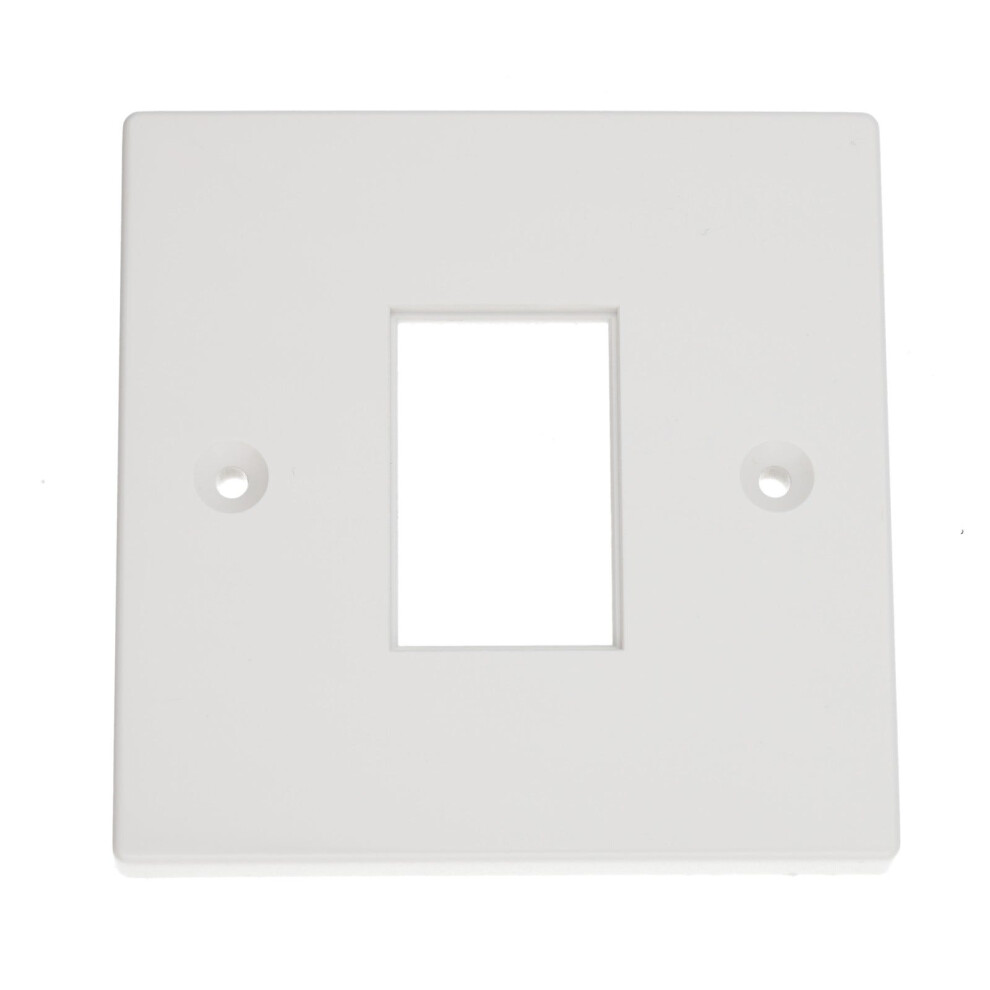Kenable Rj45 Face Plate Wall Socket Single 1 Port For Rj45 Lj6c Keystone Jack Inserts