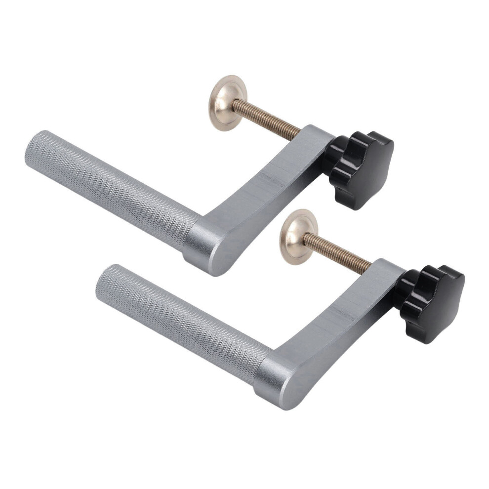 Woodworking Bench Dog Clamps 2Pcs 20Mm Adjustable Aluminum Alloy Quick Clamp 6901386297005