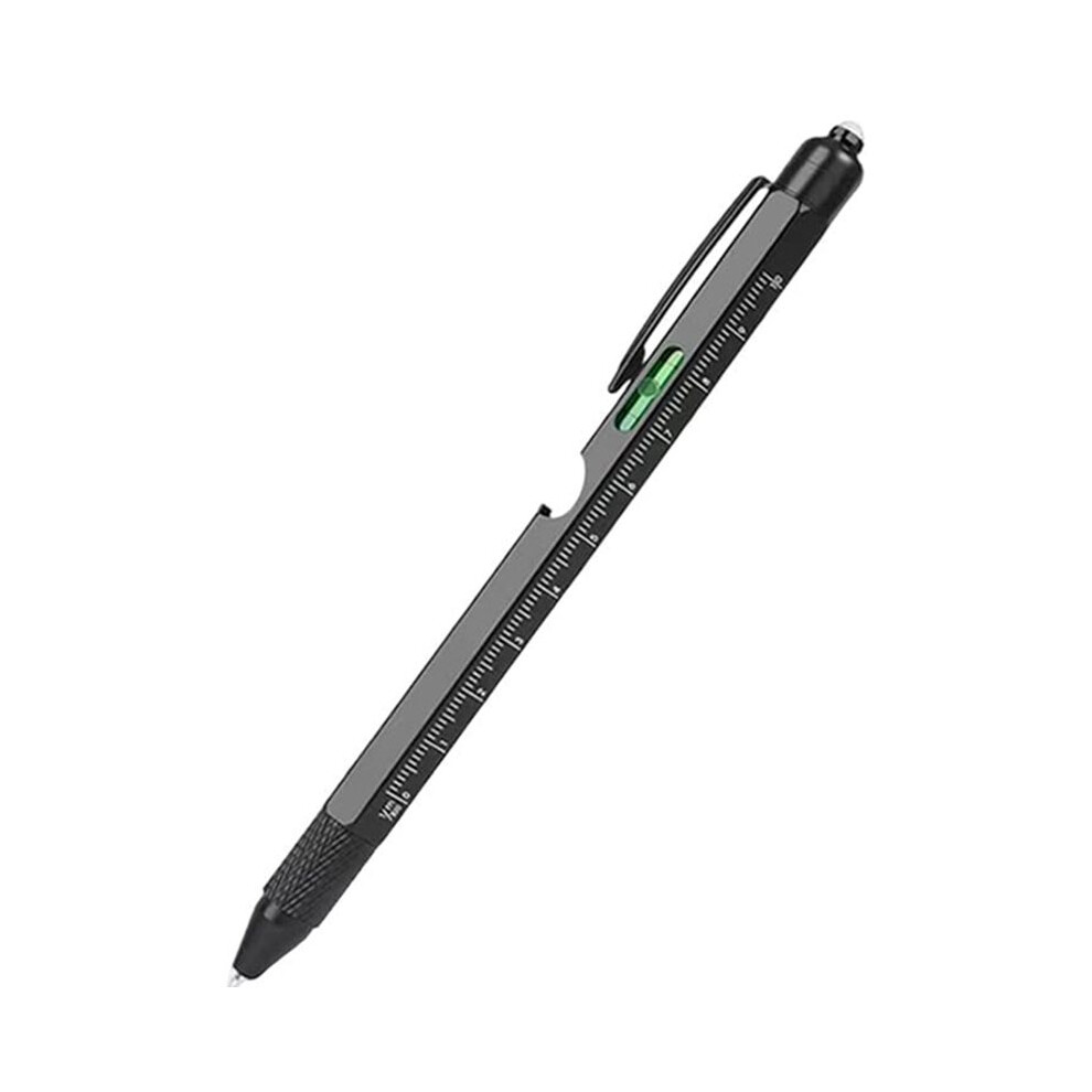 9-In-1 Multitool Pen With Led Light - Ideal Christmas Gifts For Men, Cool Gadgets For Diyers Black 6032784414869