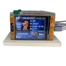 5x 1030KH/S NMMiner NerdMiner + 5 Sleuven, Basis Geüpgradede Hardrate Bitcoin Crypto Solo Miner, 2,8 Inch  Display, Thuis BTC