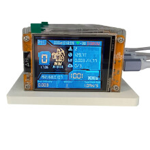 5000KH/S NerdMinerNMMiner+5 Slots Base Upgraded Harshrate Bitcoin Crypto Solo Miner 2.8 Inch  Display Home BTC